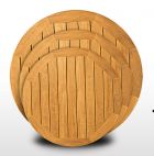 Teak Wood Tops Round