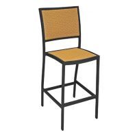 Jackie Tall Aluminum PE Weave Bar Stool