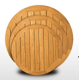 Teak Wood Tops Round