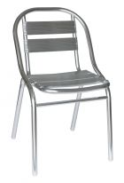 Aluminum Stacking Side Chair