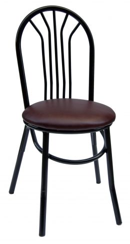 Burgundy Vinyl Seat