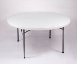 Round Plastic Top Banquet Tables