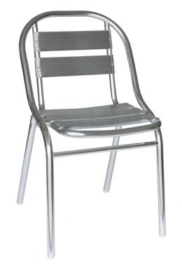 Aluminum Stacking Side Chair
