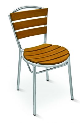 Silver / Teak