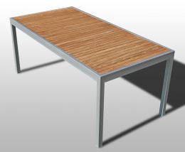 Teak Inlay Tables