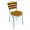 Silver / Teak