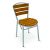 Silver / Teak