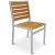 Sliver Teak Chair