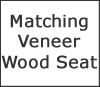 Veneer Wood Seat