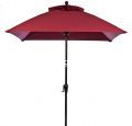 Black Pole, Premium Burgundy Fabric