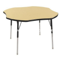 Allied Plastic Co Adjustable Height F5 Series Activity Tables 48" Clover