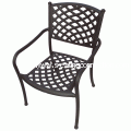 Madrid Outdoor Stackable Aluminum Dining Chairs