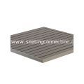 Grey Synthetic Teak / Silver Frame