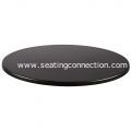 Black Round Table Top