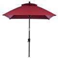 Black Pole, Premium Burgundy Fabric
