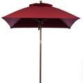 Bronze Pole, Premium Burgundy Fabric