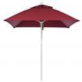 White Pole, Premium Burgundy Fabric