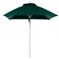White Pole, Forest Green Fabric