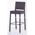 Gama Outdoor-Indoor Espresso Synthetic Wicker Barstool