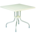 Beige Forza Square Folding Table by Compamia