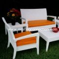 Shown in White with Orange Cushions Sold Separately