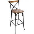 Henry Cross Back Barstool