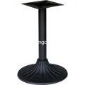 Niles 20" Round Table Base - Sand Black Finish