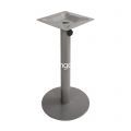 Margate Round Table Base - Silver