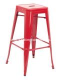 Industrial Backless Barstool (Red)