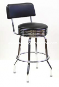 SRB Back Band Metal Bar Stool