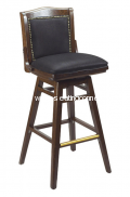 G&A Seating 9511FP Schoolhouse Restaurant Bar Stools