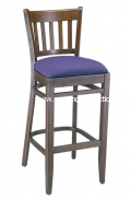 G&A Seating 9625 Vertical European Beechwood Restaurant Bar Stools