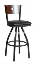 Darby Swivel Metal Bar Stools