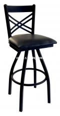 Akrin Swivel Metal Bar Stools