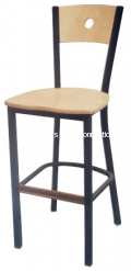 315BS Circle Back Metal Bar Stool