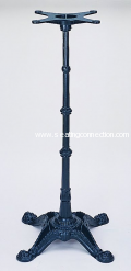 Decorative Bar Height Cast Iron Indoor Table Base