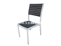 Mallory Outdoor-Indoor Synthetic Teak Side Chai