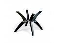 Charcoal Y-leg pedestal base
