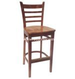 AAA Furniture 411A-BS Wood Restaurant Bar Stools