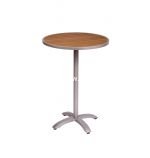 Bali Bar Height Table Base with Round Longport Top