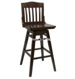 ATS Furniture 930-BSS Wood Restaurant Swivel Bar Stools