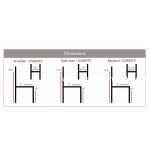 BFM Seating South Beach Titanium Bar Stool DV550TS