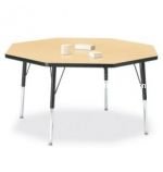 Allied Plastic Co Adjustable Height F5 Series Activity Tables 48" Octagon