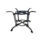 AAA Furniture TA085U 38" Cross Cast Iron Outdoor Indoor Table Bases