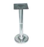 AAA Furniture TSR12 Chrome Ground Mount Outdoor Indoor Table Bases