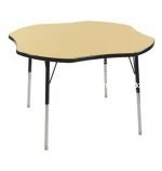 Allied Plastic Co Adjustable Height F5 Series Activity Tables 48" Clover