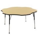 Allied Plastic Co Adjustable Height F5 Series Activity Tables 60" Flower