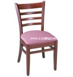 G&A Seating 4613 Wood Ladderback Restaurant Chairs