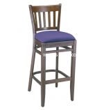 G&A Seating 9625 Vertical European Beechwood Restaurant Bar Stools