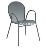 Ronda Heavy Duty Indoor/Outdoor Stacking Arm Chairs